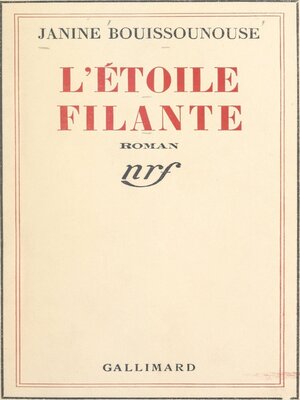cover image of L'étoile filante